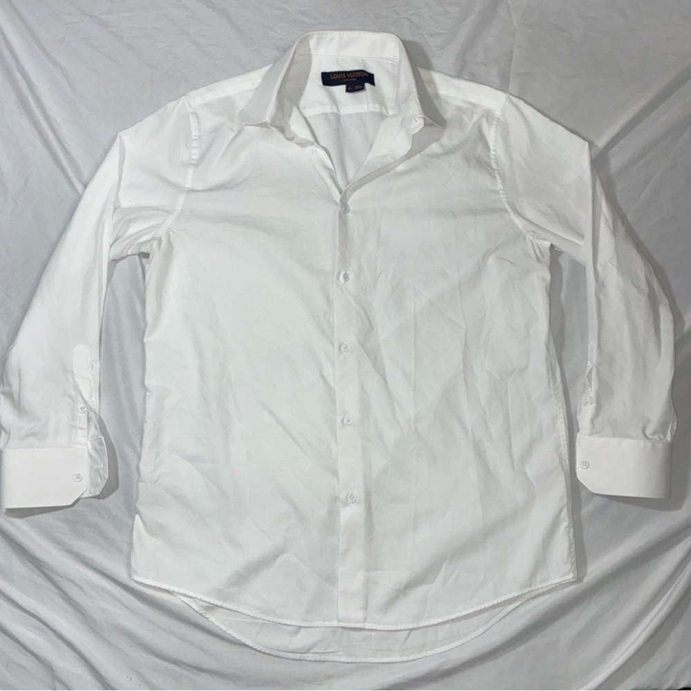 Louis Vuitton Uniform Men's White Dress Shirt